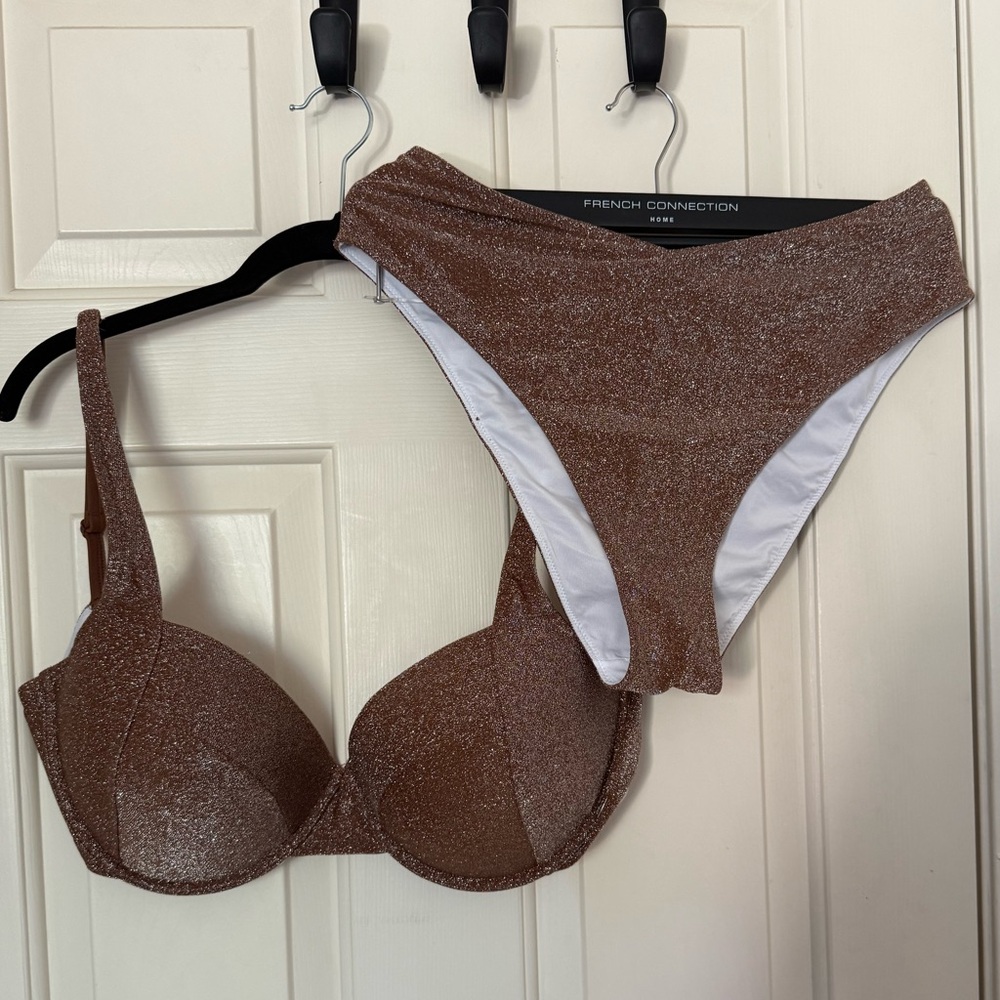 Victoria’s Secret shimmer push up bikini set